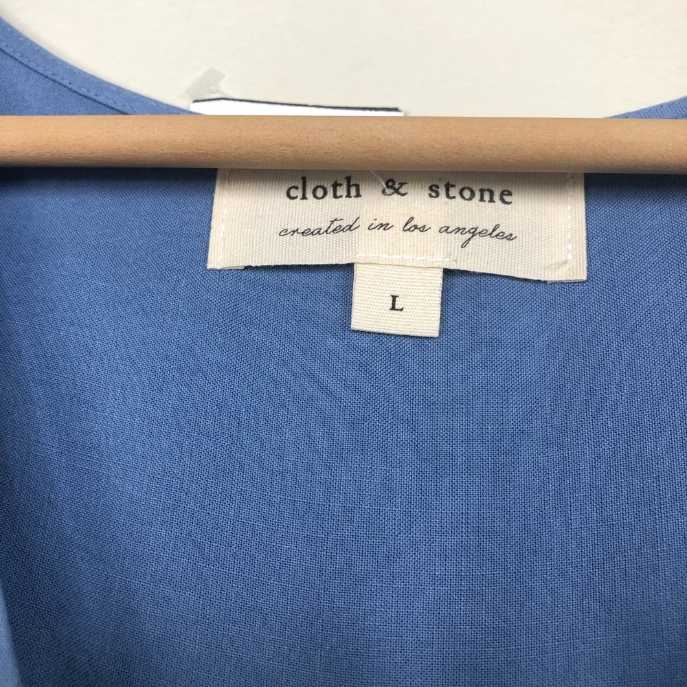 ❎SOLD Cloth & Stone Wide Leg Jumpsuit Wrap Breezy - Picture 8 of 15